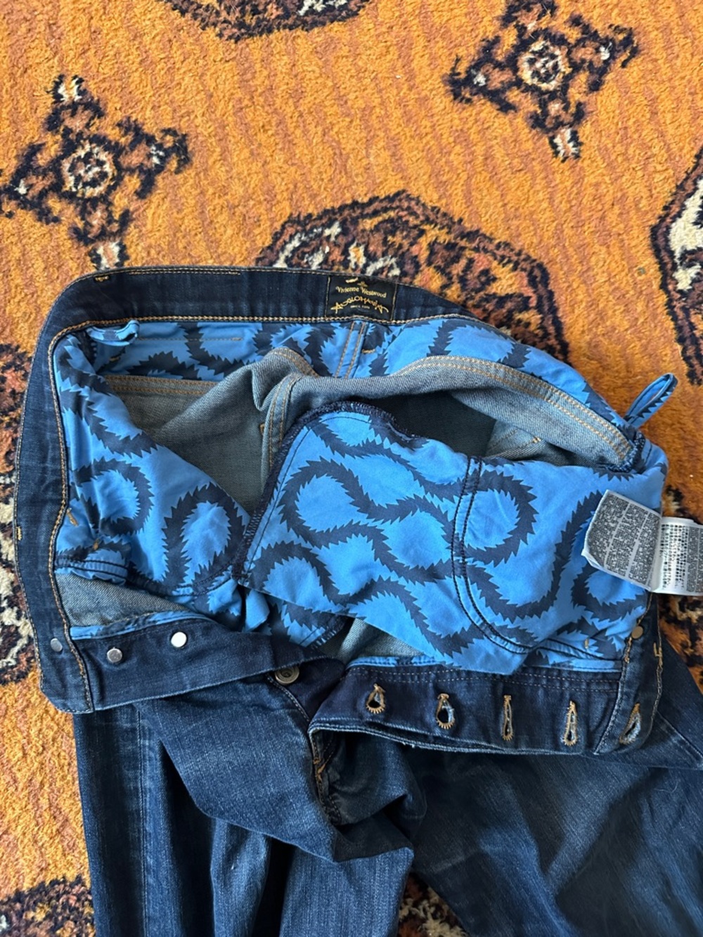 Vivienne Westwood Men's Indigo Straight Jeans - Picture 9 of 9